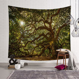 Tree Scenery Tapestry Home Decorations Wall Hanging Wall Tapestry Blanket Farmhouse Decor  Window Tapestry 4 Size Psychedelic - one46.com.au