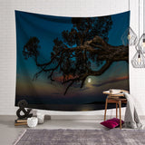 Tree Scenery Tapestry Home Decorations Wall Hanging Wall Tapestry Blanket Farmhouse Decor  Window Tapestry 4 Size Psychedelic - one46.com.au