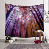 Tree Scenery Tapestry Home Decorations Wall Hanging Wall Tapestry Blanket Farmhouse Decor  Window Tapestry 4 Size Psychedelic - one46.com.au