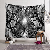 Tree Scenery Tapestry Home Decorations Wall Hanging Wall Tapestry Blanket Farmhouse Decor  Window Tapestry 4 Size Psychedelic - one46.com.au