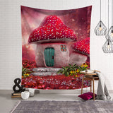 Tree Scenery Tapestry Home Decorations Wall Hanging Wall Tapestry Blanket Farmhouse Decor  Window Tapestry 4 Size Psychedelic - one46.com.au