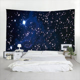 3D Night starry sky Tapestry wall hanging Bedspread Dorm Cover Beach Towel Backdrop Home Room Wall Art Multiple sizes - one46.com.au