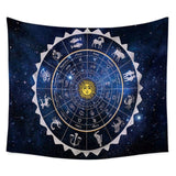 110*130cm Sun Moon Printed Soft Wall Cloth Tapestry Polyester Hanging Wall Carpet Decorative Tablecloth Blanket Home Decor 60001 - one46.com.au