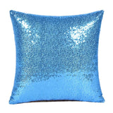 2019 Solid Color Glitter Silver Sequins Bling Throw Pillow Case Sofa Seat Cafe Home Decor Cushion Cover Decorative Pillows Cases - one46.com.au