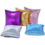2019 Solid Color Glitter Silver Sequins Bling Throw Pillow Case Sofa Seat Cafe Home Decor Cushion Cover Decorative Pillows Cases - one46.com.au