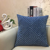 KISS QUEEN Diamond corduroy sofa cushion cover solid throw pillow cover decorative pillow case for car home - one46.com.au