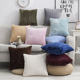 1Pc Plush Case Throw Pillow Cushion Cover Sofa Bed Car Cafe Office Room Decoration - one46.com.au