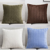 1Pc Plush Case Throw Pillow Cushion Cover Sofa Bed Car Cafe Office Room Decoration - one46.com.au