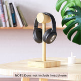 DACOM Wooden Material Headset Headphone Stand Holder for Wired and Wireless Headphones Earphones - one46.com.au