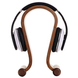 SAMDI Wooden Headphone Stand Headphone Holder Headset Hanger Headset Rest - For All Headphone Size In Brich (Brown) - one46.com.au