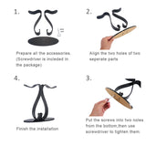Double Heads Headphone Headset Stand Holder Stand Holder Fashion Desktop Storage Display For Headphones Bracket - one46.com.au