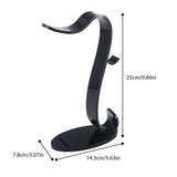 Double Heads Headphone Headset Stand Holder Stand Holder Fashion Desktop Storage Display For Headphones Bracket - one46.com.au