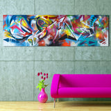 QKART Wall Art Oil Paintings Abstract Picture Dropshipping Canvas Print For Living Room Modern No Frame - one46.com.au