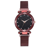 Fashion Women's Star Quartz Watch Magnet Strap Magnets Watch For Women Hand Accessories - one46.com.au