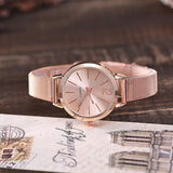 Montre 2019 Femme Vansvar Casual Round Elegant Women watches Luxury Quartz Stainless Steel Band Marble Strap Watch Analog Wrist - one46.com.au