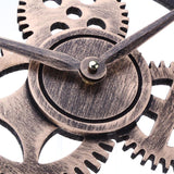 European Style Wall Clock Vintage Creative Round Wooden Wall Clock Home Office Cafe Hanging Home Decoration Clock - one46.com.au