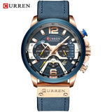 Top Brand Luxury Mens Watches Military Sports Army Fashion Leather Wristwatch Leather Quartz Watch erkek saat 8329 - one46.com.au