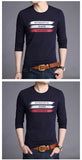 2019 Mercerized Cotton New Fashion Brand T Shirts Print Street Wear Tops Top Grade Korean Long Sleeve  T-Shirt For Men Clothes - one46.com.au