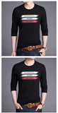 2019 Mercerized Cotton New Fashion Brand T Shirts Print Street Wear Tops Top Grade Korean Long Sleeve  T-Shirt For Men Clothes - one46.com.au