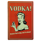 Wine / Whiskey / Beer / Cocktail Vintage Tin Sign Metal Sign Bar / Pub / Garage Metal Plate Metal Wall Decoration - one46.com.au
